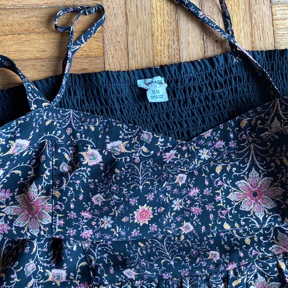 Garage floral mini A line dress - Picture 2 of 4